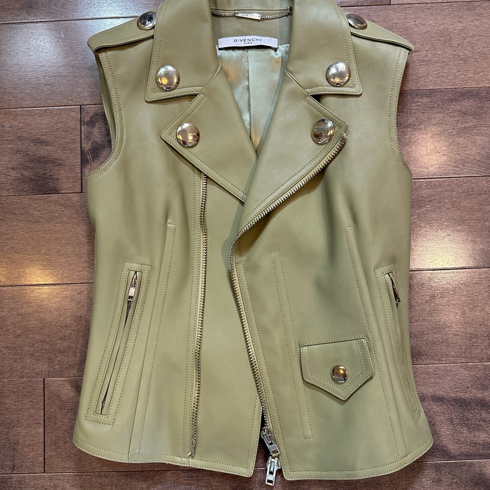 Givenchy leather vest